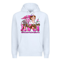 White lvn licensed vocational nurse Premium Hoodie - AdoDesignShop