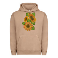 Pigment Burro sunflowers Urban Hoodie - Artiststas