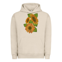 Pigment French Oak sunflowers Urban Hoodie - Artiststas