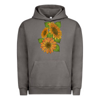 Pigment Tornado sunflowers Urban Hoodie - Artiststas