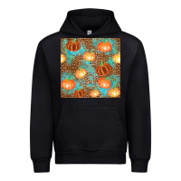 Black plaid fall pumpkin seamless Urban Hoodie - AdoDesignShop