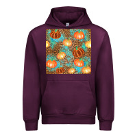 Mauve Wine plaid fall pumpkin seamless Urban Hoodie - AdoDesignShop