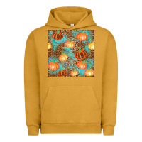 Pigment Peanut Butter plaid fall pumpkin seamless Urban Hoodie - AdoDesignShop