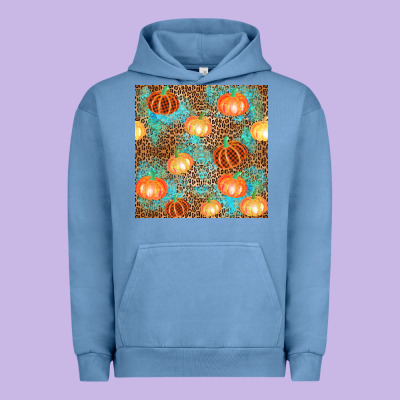 Plaid Fall Pumpkin Seamless Urban Hoodie Designed By Adodesignshop