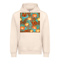 Sandshell plaid fall pumpkin seamless Urban Hoodie - AdoDesignShop