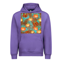 Tulip plaid fall pumpkin seamless Urban Hoodie - AdoDesignShop