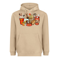 Labradoodle Coffee Cups Heavyweight Hoodie | Teevron