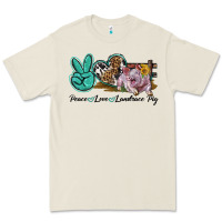 Bone Peace Love Landrace Pig Premium Tee - LillyAllenDesigns