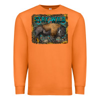 Carrot stay wild aztec bison Premium Sweatshirt - RanaPortraitStore