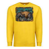 Lemon stay wild aztec bison Premium Sweatshirt - RanaPortraitStore