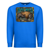 True Royal stay wild aztec bison Premium Sweatshirt - RanaPortraitStore