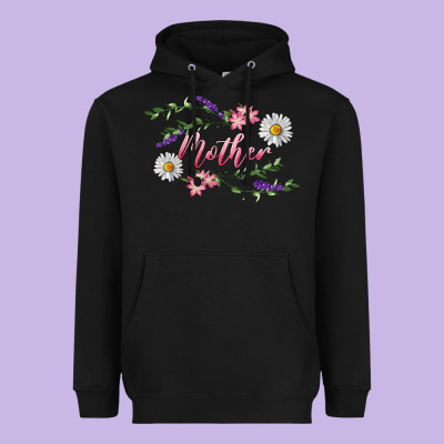 Heavyweight Hoodie floral mother