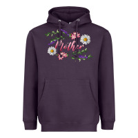 Plum floral mother Heavyweight Hoodie - RanaPortraitStore