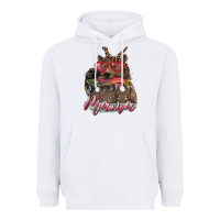 White mother's day mama bear wıth bandana and glasses Heavyweight Hoodie - RanaPortraitStore