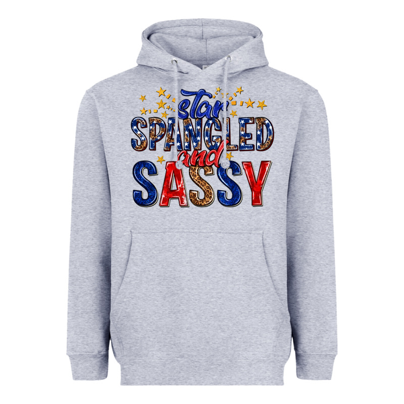 Star Spangled And Sassy Billie Wilder Heavyweight Hoodie by texasbilliewilder | Teevron