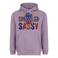 Lavender star spangled and sassy billie wilder Heavyweight Hoodie - texasbilliewilder