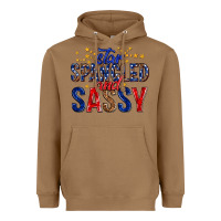 Toasted Coconut star spangled and sassy billie wilder Heavyweight Hoodie - texasbilliewilder