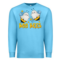 Ocean Blue Boo Bees Premium Sweatshirt - texasbilliewilder
