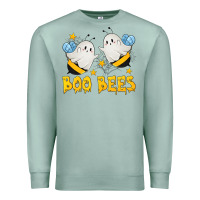Seafoam Boo Bees Premium Sweatshirt - texasbilliewilder
