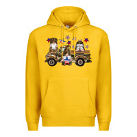 Lemon camouflage gnomes american flag star truck Premium Hoodie - Artiststas