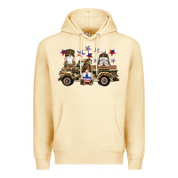 Pina Colada camouflage gnomes american flag star truck Premium Hoodie - Artiststas