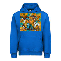 Cobalt sunflowers and cowboy boots with cowhide and glitter tumbler Urban Hoodie - Artiststas