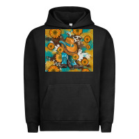 Pigment Black sunflowers and cowboy boots with cowhide and glitter tumbler Urban Hoodie - Artiststas