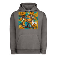 Pigment Tornado sunflowers and cowboy boots with cowhide and glitter tumbler Urban Hoodie - Artiststas