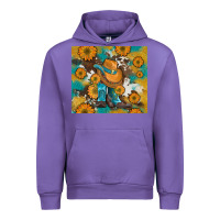 Tulip sunflowers and cowboy boots with cowhide and glitter tumbler Urban Hoodie - Artiststas