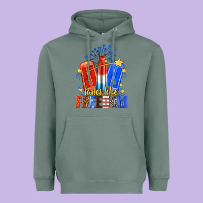 Heavyweight Hoodie tastes like freedom popsicles billie wilder