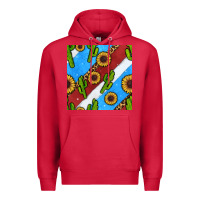 Cardinal western 4th of july seamless pattern Premium Hoodie - BundleAndBundleShop