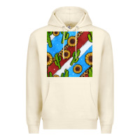 Sandshell western 4th of july seamless pattern Premium Hoodie - BundleAndBundleShop