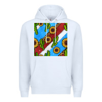 White western 4th of july seamless pattern Premium Hoodie - BundleAndBundleShop