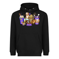 Black havanese terrier coffee cups Heavyweight Hoodie - Zillion Design Studio