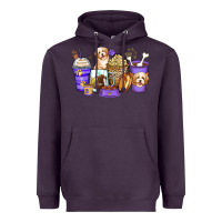 Plum havanese terrier coffee cups Heavyweight Hoodie - Zillion Design Studio