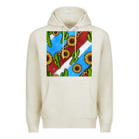 Oatmeal Heather western 4th of july seamless pattern Premium Hoodie - BundleAndBundleShop