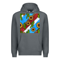 Rock western 4th of july seamless pattern Premium Hoodie - BundleAndBundleShop