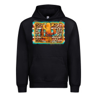 Black cactus western leopard Urban Hoodie - AdoDesignShop