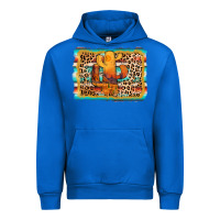 Cobalt cactus western leopard Urban Hoodie - AdoDesignShop