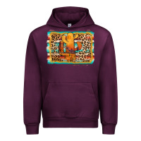 Mauve Wine cactus western leopard Urban Hoodie - AdoDesignShop