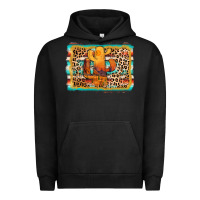 Pigment Black cactus western leopard Urban Hoodie - AdoDesignShop