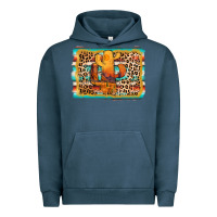 Pigment Midnight Navy cactus western leopard Urban Hoodie - AdoDesignShop