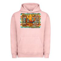 Pigment Salmon cactus western leopard Urban Hoodie - AdoDesignShop