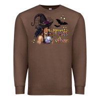 Chestnut Black Witch Vibes Premium Sweatshirt - texasbilliewilder