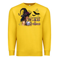 Lemon Black Witch Vibes Premium Sweatshirt - texasbilliewilder