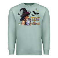 Seafoam Black Witch Vibes Premium Sweatshirt - texasbilliewilder