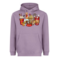 Lavender golden retriever coffee cups Heavyweight Hoodie - Zillion Design Studio
