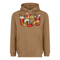 Toasted Coconut golden retriever coffee cups Heavyweight Hoodie - Zillion Design Studio