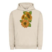 Pigment French Oak sunflowers b Urban Hoodie - Artiststas