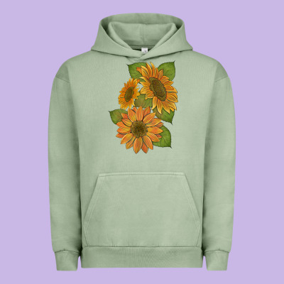Sunflowers B Urban Hoodie Designed By Artiststas